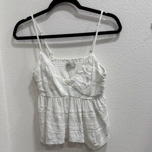 Hollister White Camisole Top
